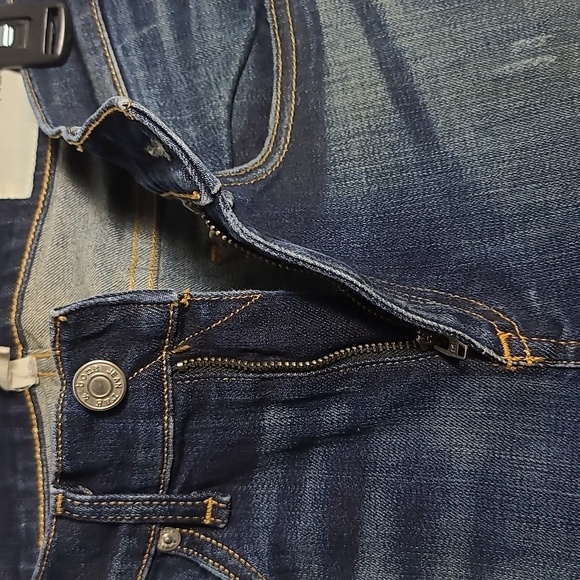 RAG & BONE High Rise Skinny Blue Jeans with Distressed Detailing Size 27 - Picture 7 of 16